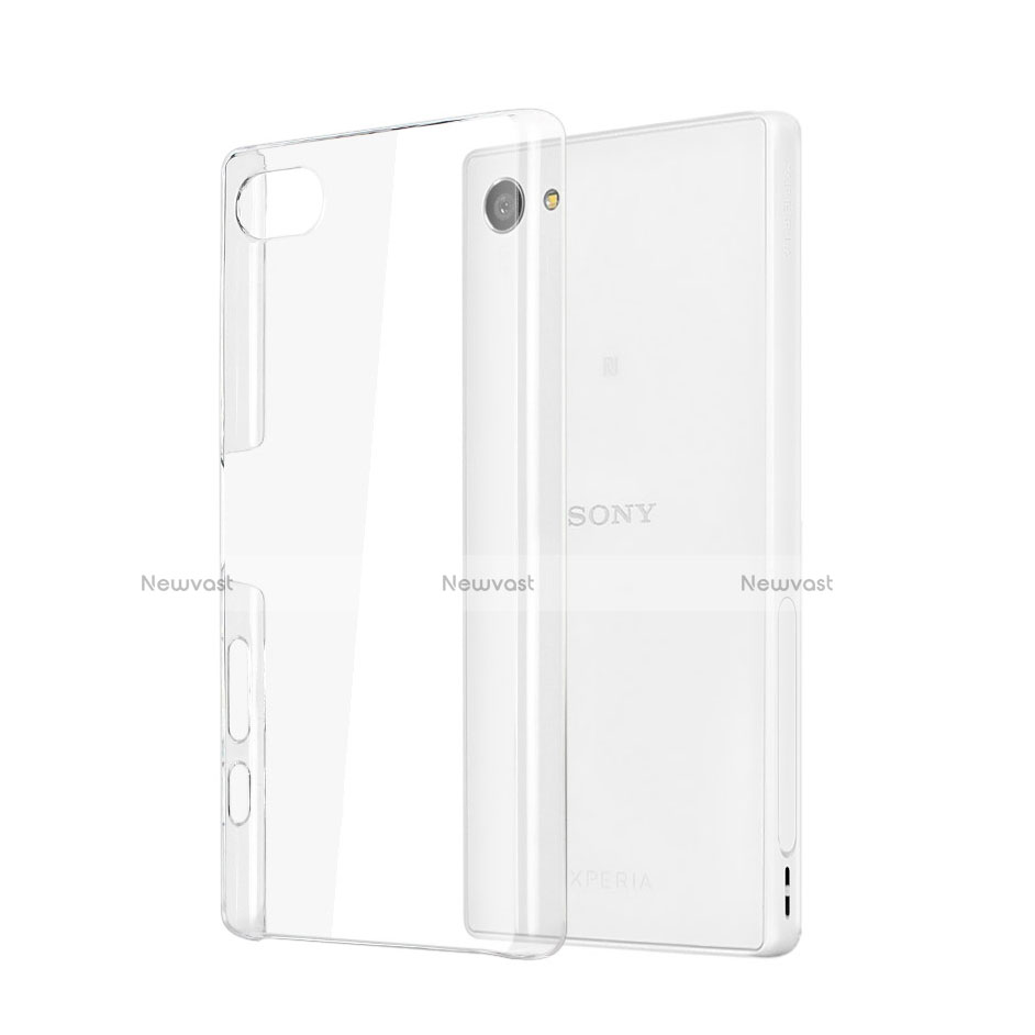Transparent Crystal Hard Rigid Case Cover for Sony Xperia Z5 Compact Clear