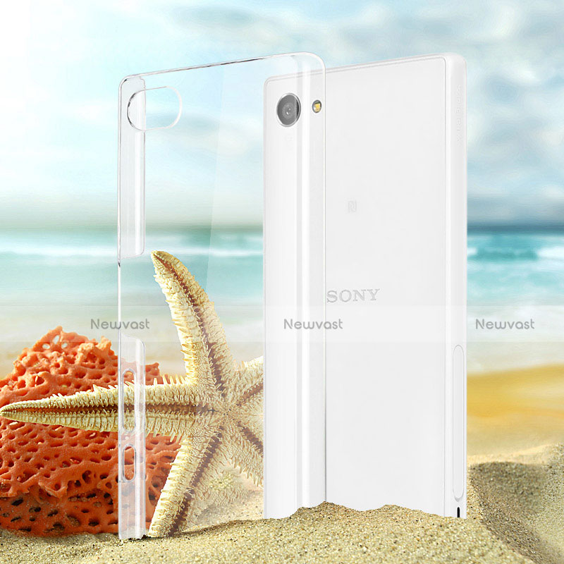 Transparent Crystal Hard Rigid Case Cover for Sony Xperia Z5 Compact Clear