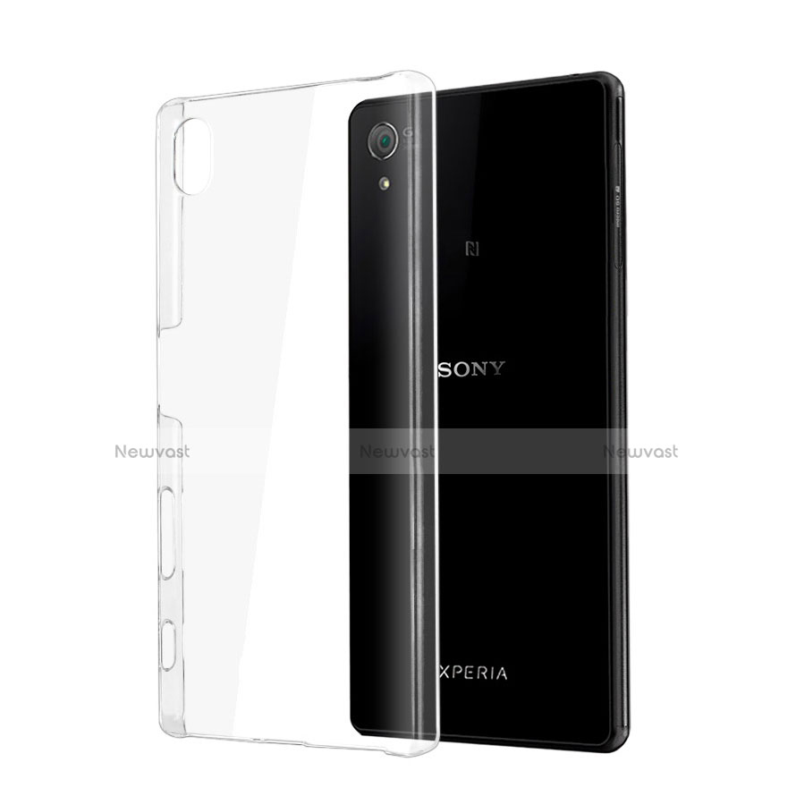 Transparent Crystal Hard Rigid Case Cover for Sony Xperia Z5 Premium Clear