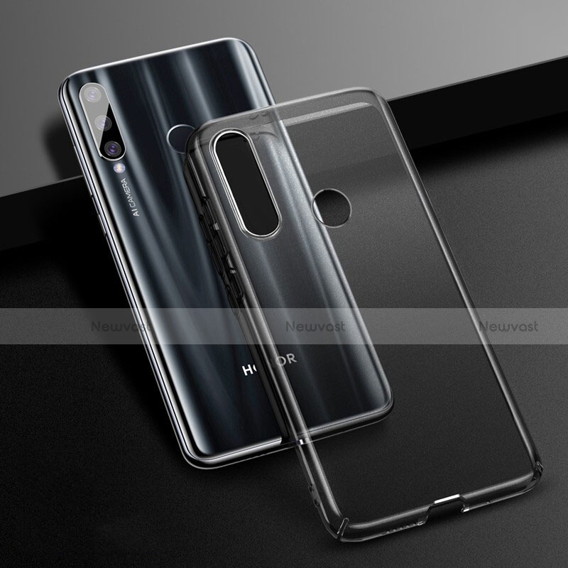 Transparent Crystal Hard Rigid Case Cover K01 for Huawei Honor 20 Lite Black