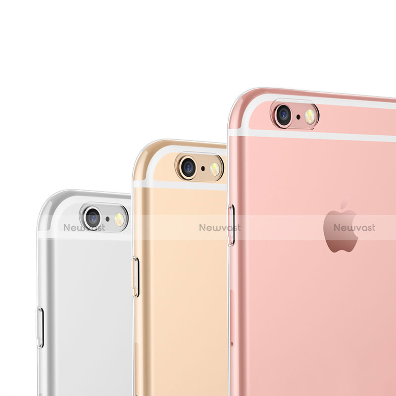 Transparent Crystal Hard Rigid Case Cover T01 for Apple iPhone 6 Plus Clear