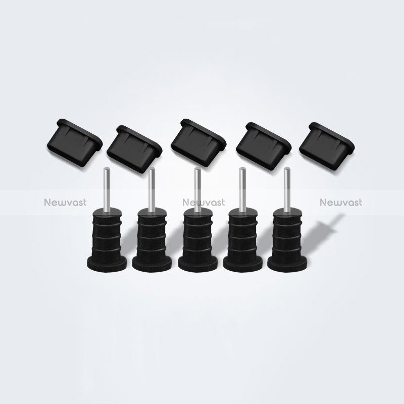 Type-C Anti Dust Cap USB-C Plug Cover Protector Plugy Universal 5PCS Black