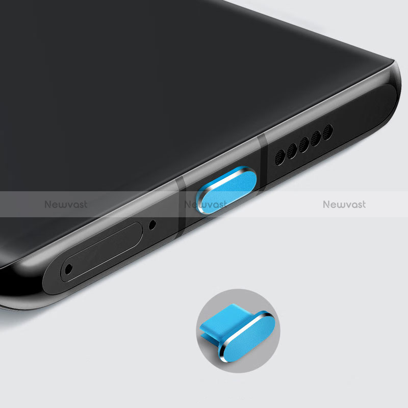 Type-C Anti Dust Cap USB-C Plug Cover Protector Plugy Universal H08 for Apple iPad Pro 11 (2021) Blue
