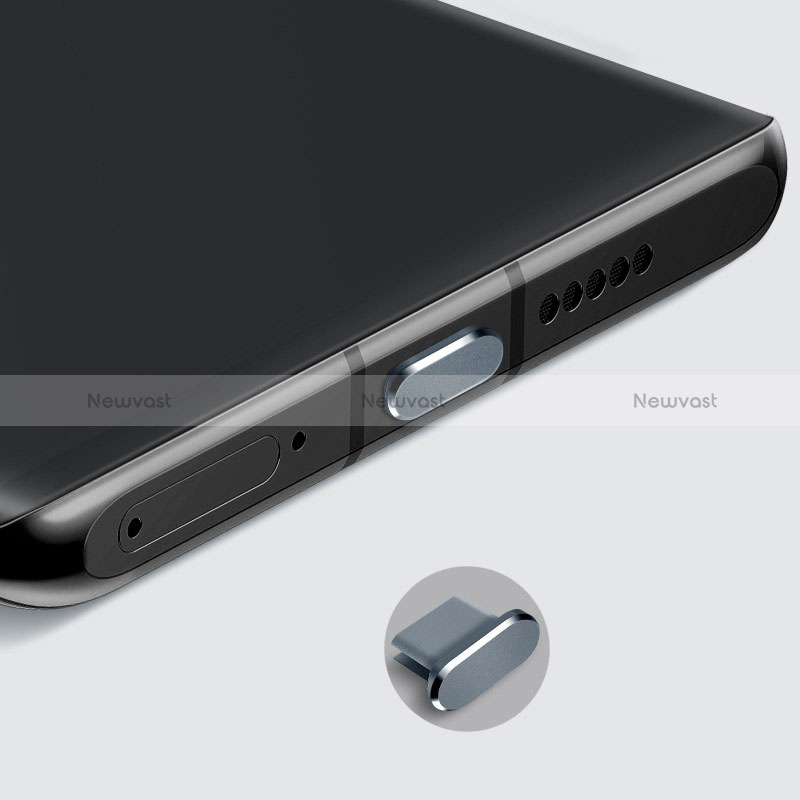 Type-C Anti Dust Cap USB-C Plug Cover Protector Plugy Universal H08 for Apple iPad Pro 11 (2021) Dark Gray