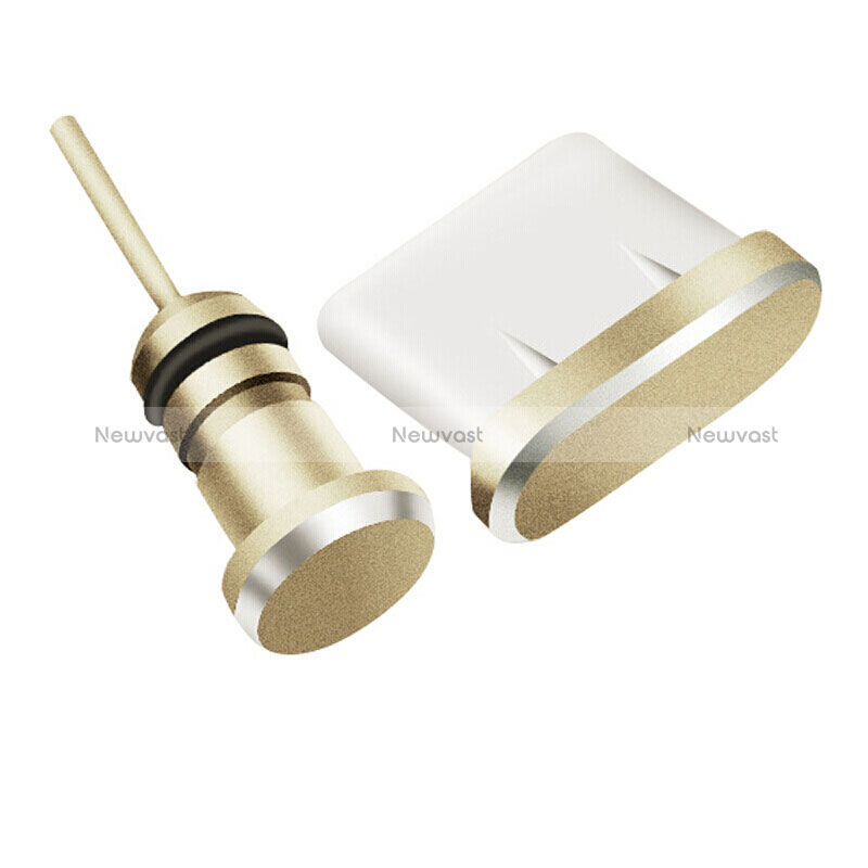 Type-C Anti Dust Cap USB-C Plug Cover Protector Plugy Universal H09 for Apple iPhone 15 Plus Gold