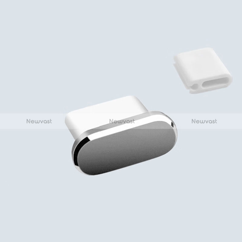 Type-C Anti Dust Cap USB-C Plug Cover Protector Plugy Universal H10 for Apple iPad Pro 11 (2021) Dark Gray