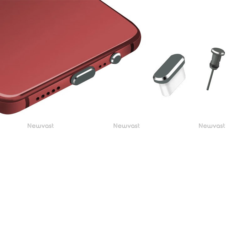 Type-C Anti Dust Cap USB-C Plug Cover Protector Plugy Universal H17 for Apple iPhone 15 Dark Gray