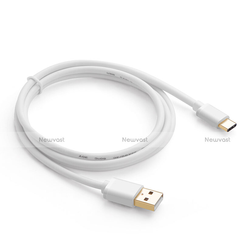 Type-C Charger USB Data Cable Charging Cord Android Universal T01 White