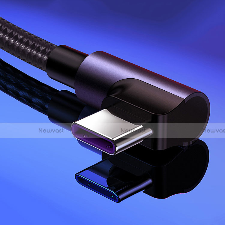 Type-C Charger USB Data Cable Charging Cord Android Universal T07 Black