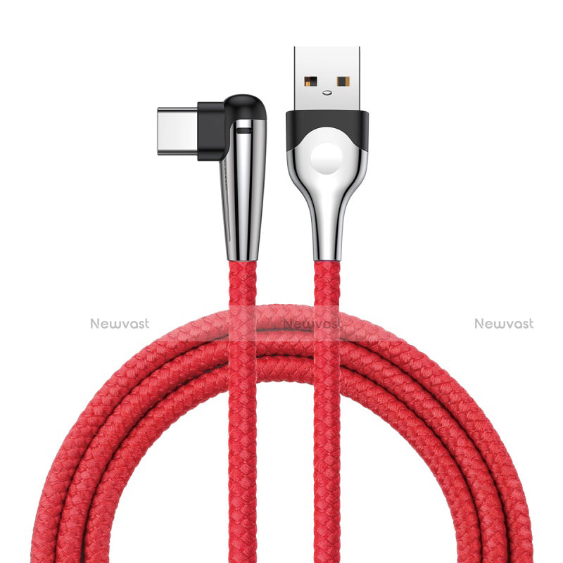 Type-C Charger USB Data Cable Charging Cord Android Universal T17 Red