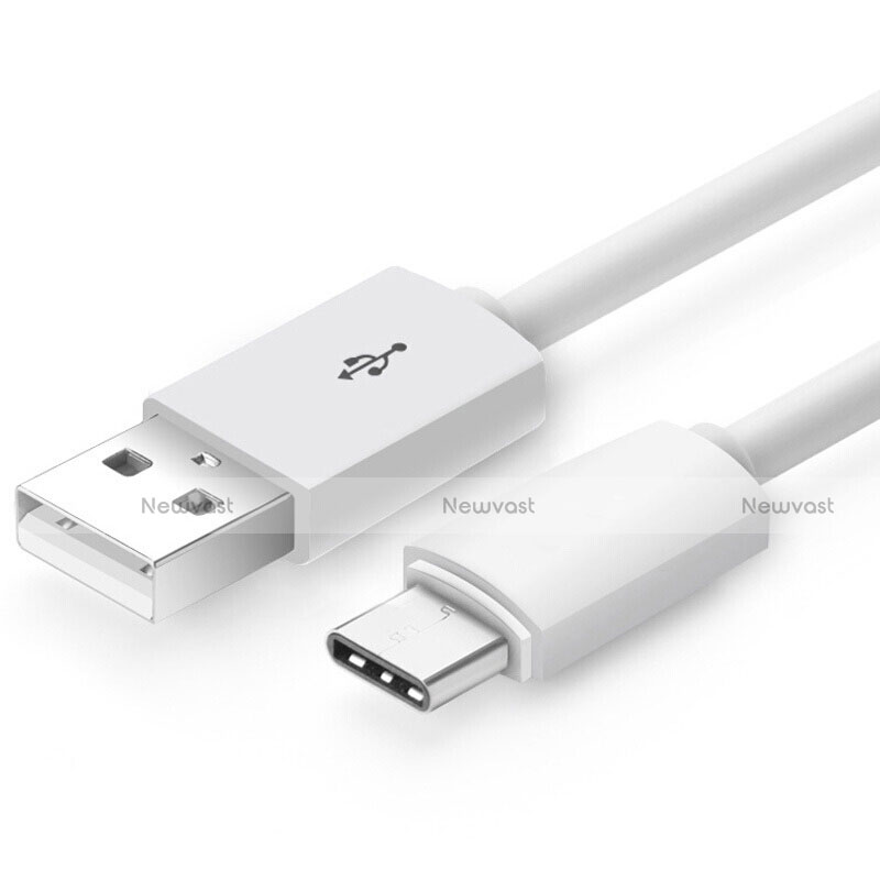 Type-C Charger USB Data Cable Charging Cord Android Universal T18 White