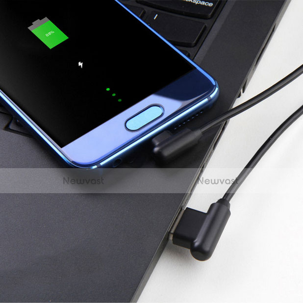 Type-C Charger USB Data Cable Charging Cord Android Universal T19 Black