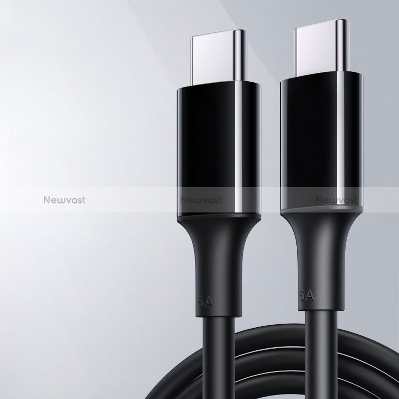 Type-C USB-C to Type-C USB-C Cable Adapter 100W H04 Black