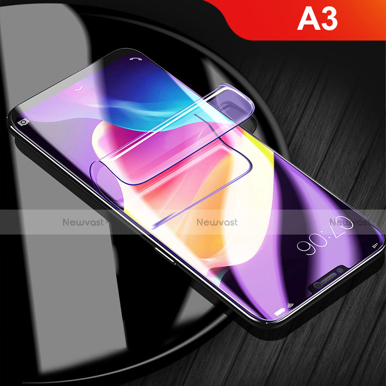 Ultra Clear Anti Blue Light Full Screen Protector Film for Oppo A3 Clear