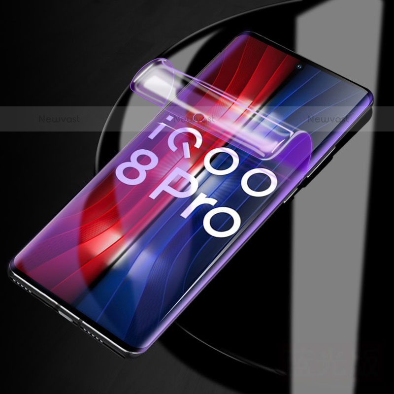 Ultra Clear Anti Blue Light Full Screen Protector Film for Vivo iQOO 8 Pro 5G Clear