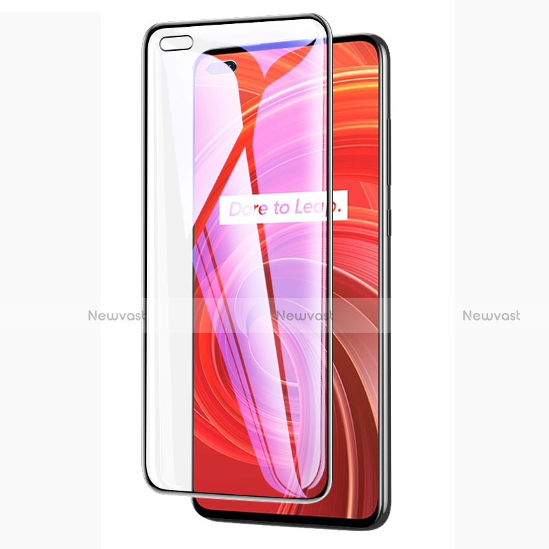 Ultra Clear Anti Blue Light Full Screen Protector Tempered Glass A01 for Realme X50 Pro 5G Black