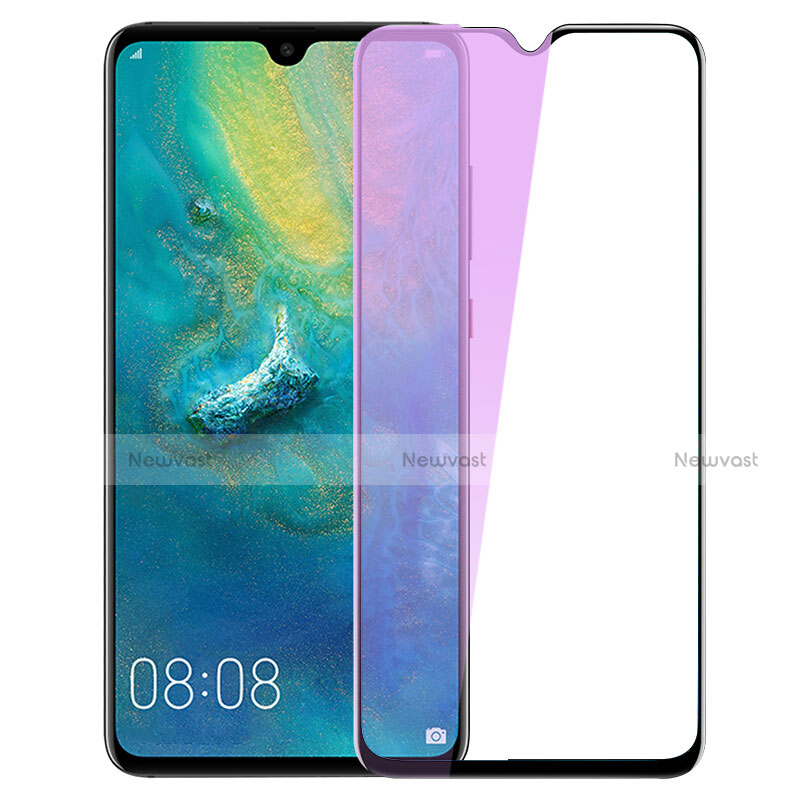 Ultra Clear Anti Blue Light Full Screen Protector Tempered Glass F02 for Huawei Mate 20 X 5G Black
