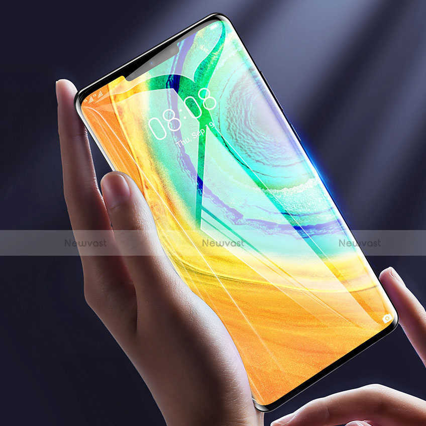 Ultra Clear Anti Blue Light Full Screen Protector Tempered Glass F02 for Huawei Mate 30 Pro Black