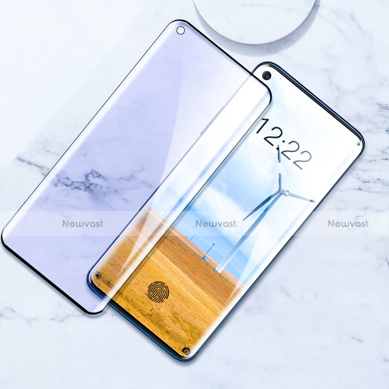 Ultra Clear Anti Blue Light Full Screen Protector Tempered Glass F02 for OnePlus 8 Black
