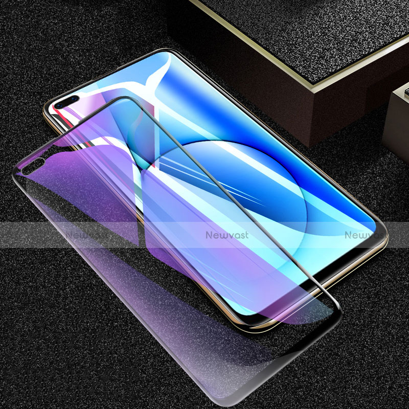 Ultra Clear Anti Blue Light Full Screen Protector Tempered Glass F02 for Realme X3 SuperZoom Black
