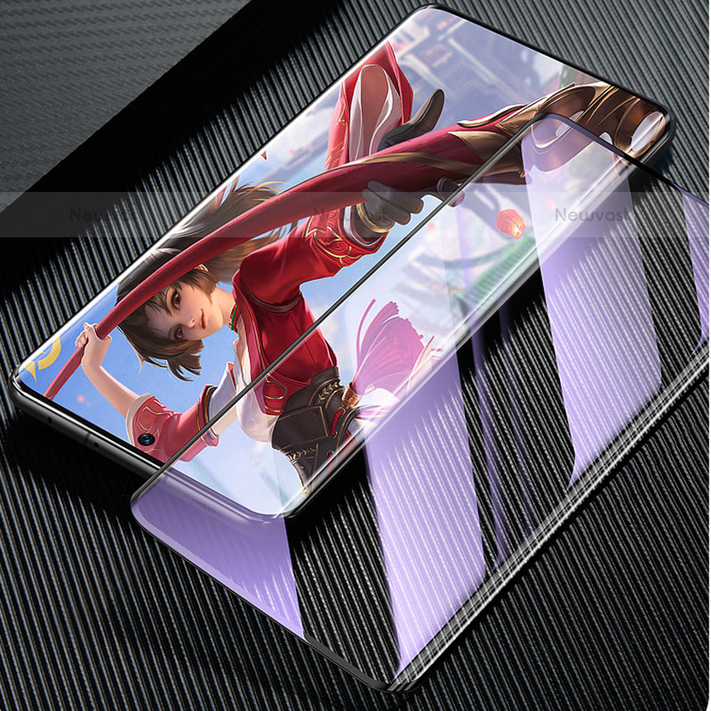 Ultra Clear Anti Blue Light Full Screen Protector Tempered Glass F02 for Xiaomi Mi 12X 5G Black