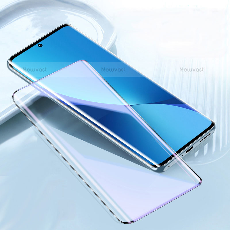 Ultra Clear Anti Blue Light Full Screen Protector Tempered Glass F04 for Xiaomi Mi 12 Ultra 5G Black