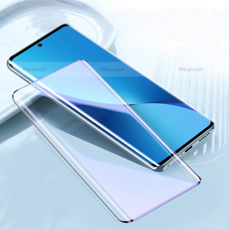 Ultra Clear Anti Blue Light Full Screen Protector Tempered Glass F04 for Xiaomi Mi 12S 5G Black