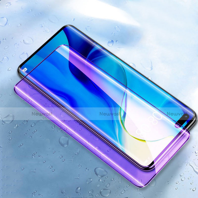 Ultra Clear Anti Blue Light Full Screen Protector Tempered Glass for Huawei Honor 30 Pro Black