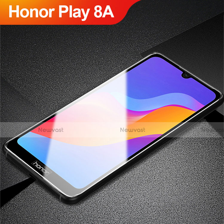 Ultra Clear Anti Blue Light Full Screen Protector Tempered Glass for Huawei Honor Play 8A Black