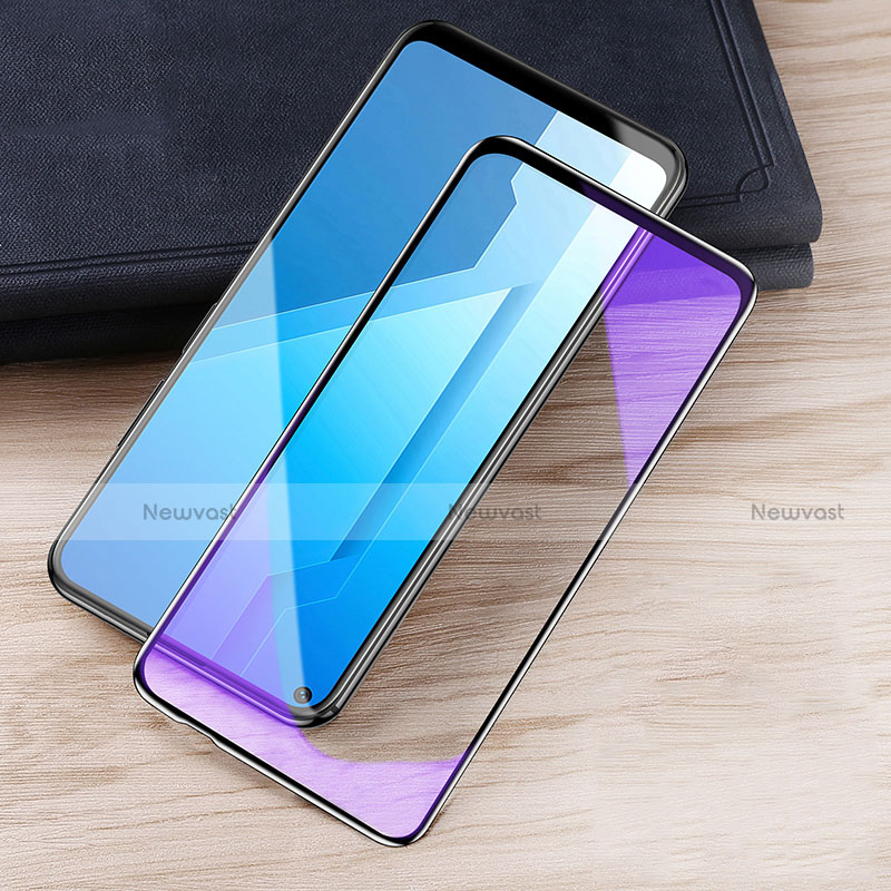 Ultra Clear Anti Blue Light Full Screen Protector Tempered Glass for Huawei Honor Play4 5G Black