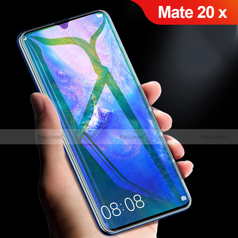 Ultra Clear Anti Blue Light Full Screen Protector Tempered Glass for Huawei Mate 20 X Black