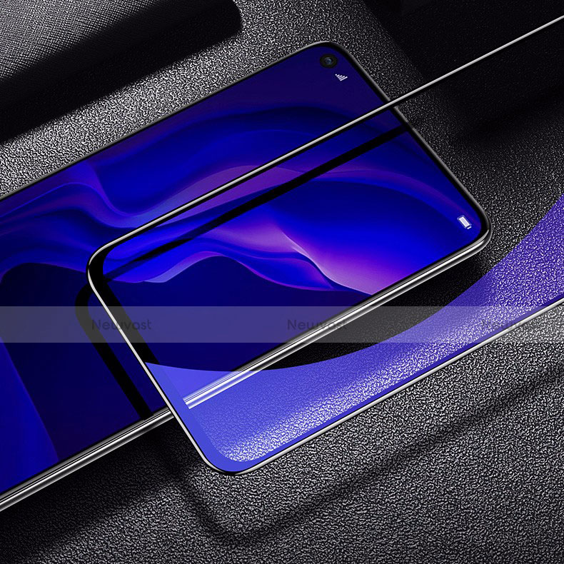Ultra Clear Anti Blue Light Full Screen Protector Tempered Glass for Huawei Nova 6 SE Black
