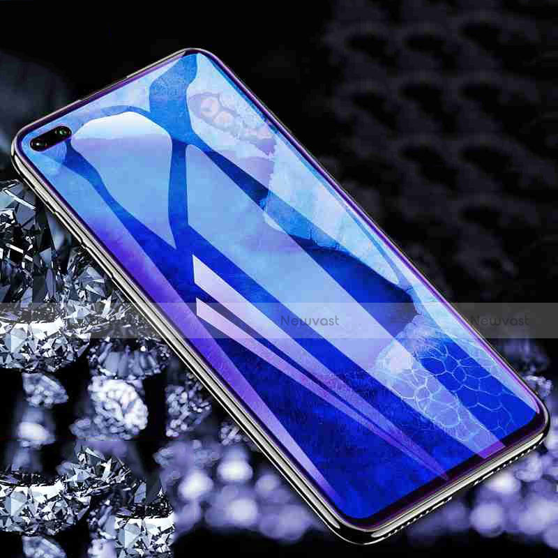 Ultra Clear Anti Blue Light Full Screen Protector Tempered Glass for Huawei P40 Black