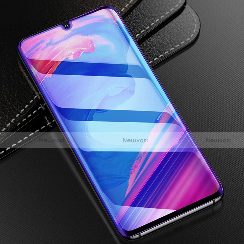 Ultra Clear Anti Blue Light Full Screen Protector Tempered Glass for OnePlus 7 Black