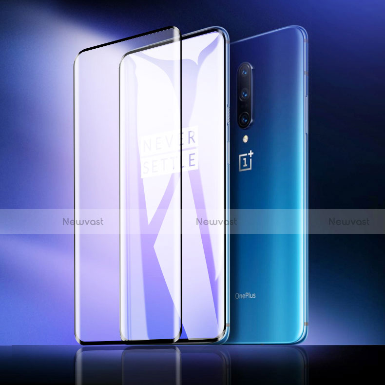 Ultra Clear Anti Blue Light Full Screen Protector Tempered Glass for OnePlus 7 Pro Black