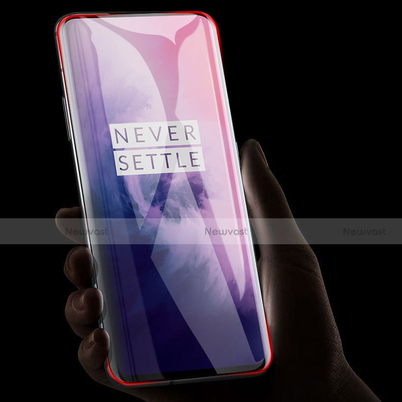 Ultra Clear Anti Blue Light Full Screen Protector Tempered Glass for OnePlus 7T Pro 5G Black