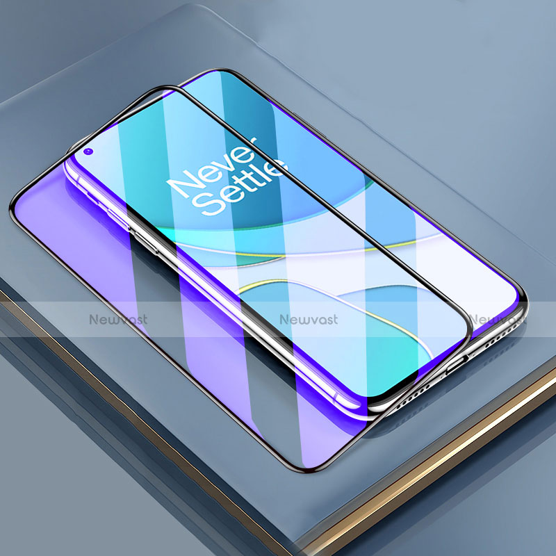Ultra Clear Anti Blue Light Full Screen Protector Tempered Glass for OnePlus 8T 5G Black