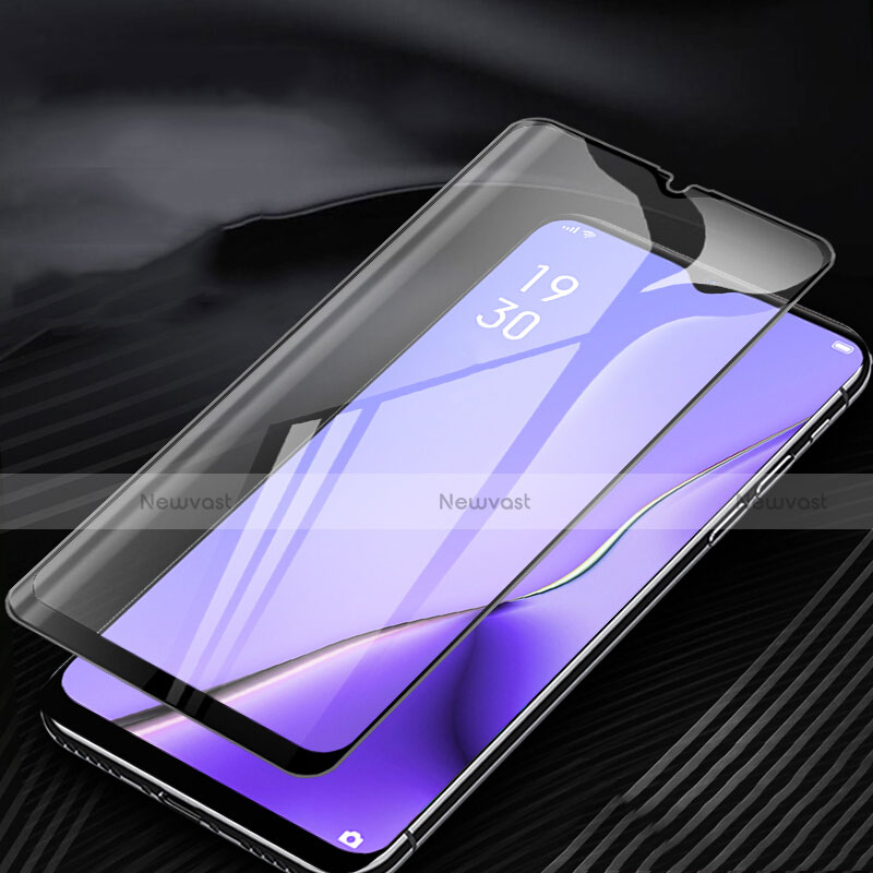 Ultra Clear Anti Blue Light Full Screen Protector Tempered Glass for Oppo A9 (2020) Black