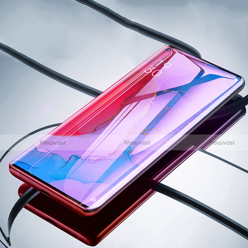 Ultra Clear Anti Blue Light Full Screen Protector Tempered Glass for Oppo Find X2 Neo Black