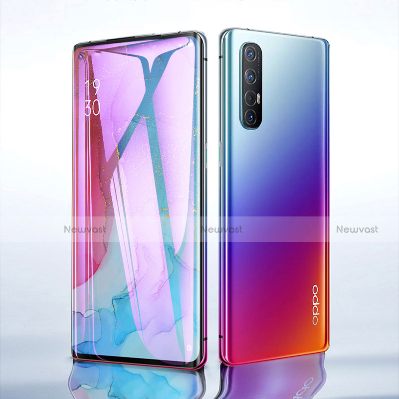 Ultra Clear Anti Blue Light Full Screen Protector Tempered Glass for Oppo Find X2 Neo Black