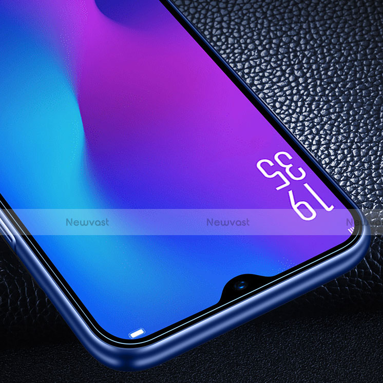 Ultra Clear Anti Blue Light Full Screen Protector Tempered Glass for Oppo R17 Pro Black