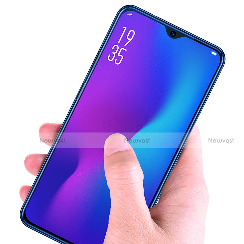 Ultra Clear Anti Blue Light Full Screen Protector Tempered Glass for Oppo RX17 Pro Black