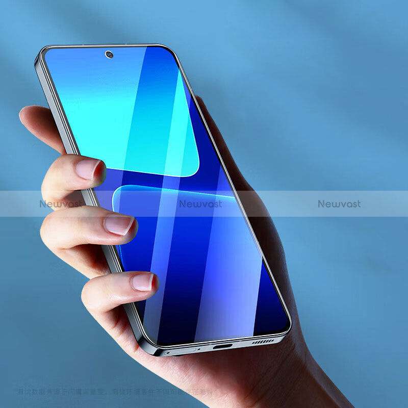 Ultra Clear Anti Blue Light Full Screen Protector Tempered Glass for Xiaomi Mi 13 5G Black