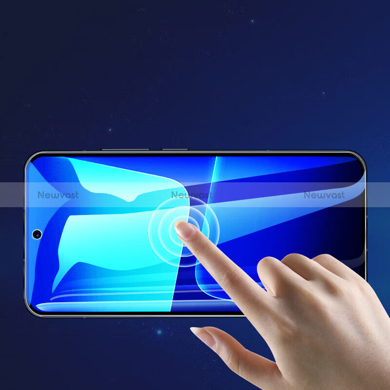 Ultra Clear Anti Blue Light Full Screen Protector Tempered Glass for Xiaomi Mi 13 Pro 5G Black