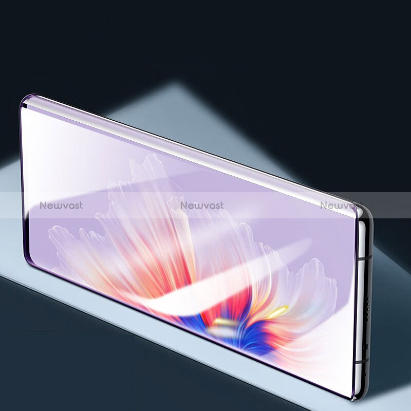 Ultra Clear Anti Blue Light Full Screen Protector Tempered Glass for Xiaomi Mi Mix 4 5G Black