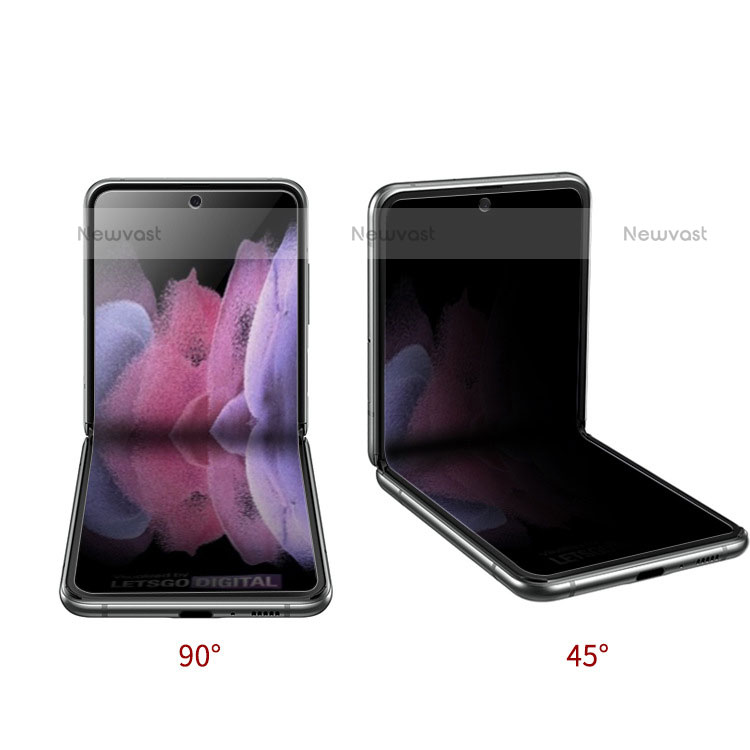 Ultra Clear Anti-Spy Full Screen Protector Film for Samsung Galaxy Z Flip3 5G Clear