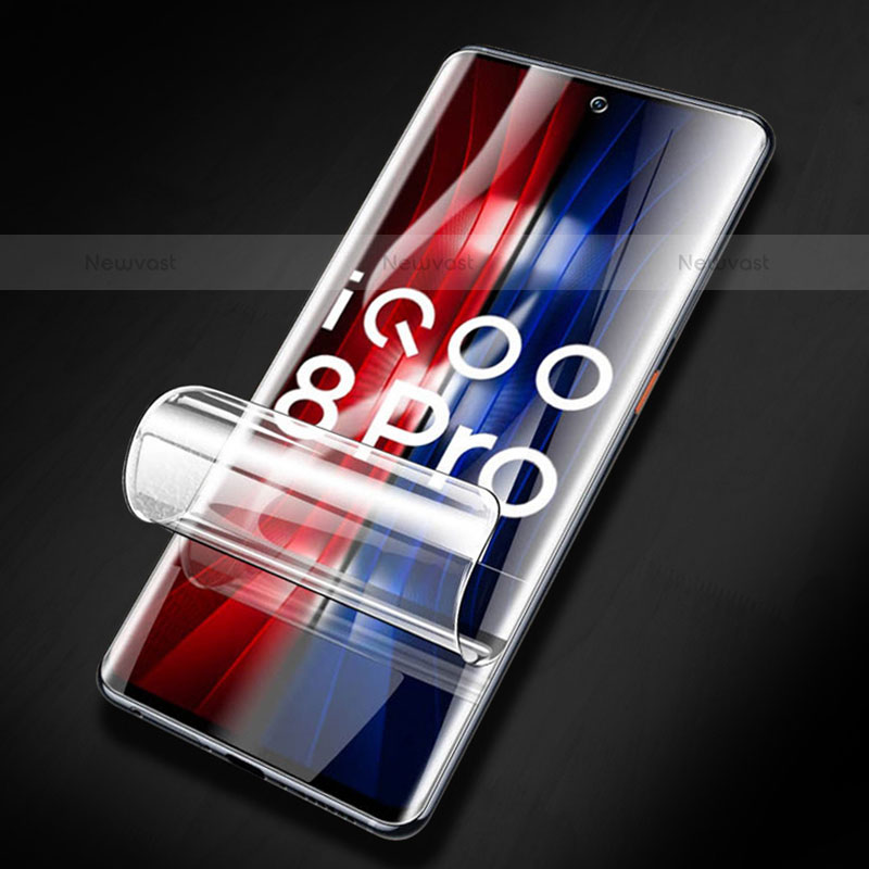 Ultra Clear Full Screen Protector Film for Vivo iQOO 8 Pro 5G Clear