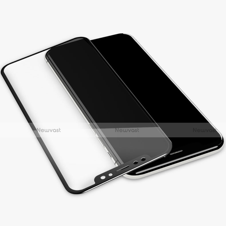 Ultra Clear Full Screen Protector Tempered Glass C01 for Apple iPhone X Black