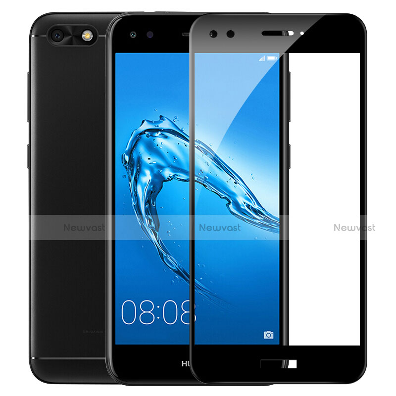 Ultra Clear Full Screen Protector Tempered Glass F02 for Huawei Enjoy 7 Plus Black