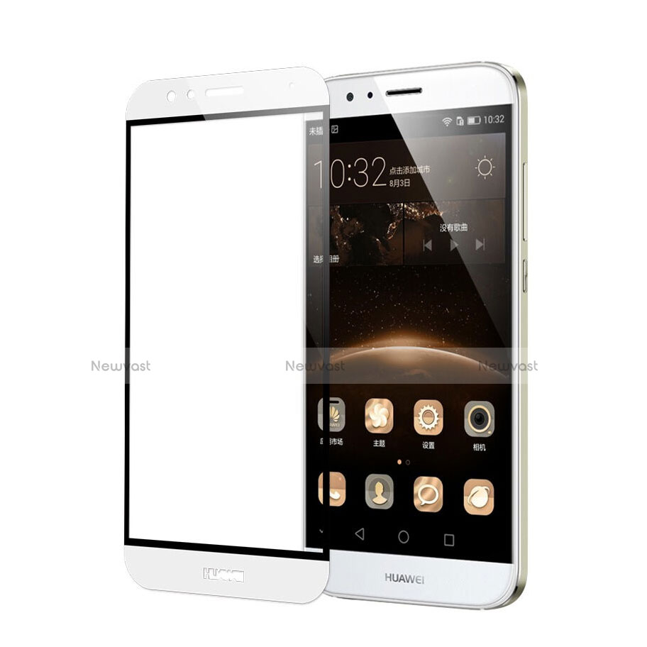 Ultra Clear Full Screen Protector Tempered Glass F02 for Huawei G8 White